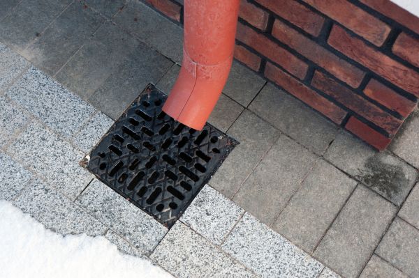 Downspout Drainage Service in Brick