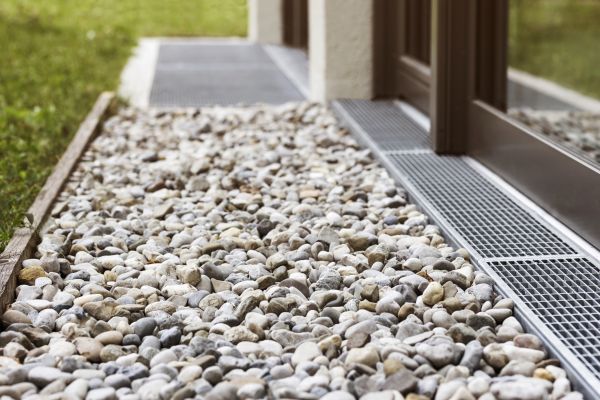 French Drain Construction in Brick
