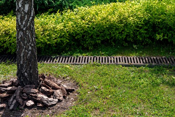 Garden Drainage Installation in Brick