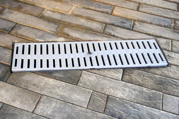 Exterior Drainage in Brick