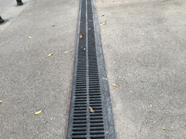 Channel Drain Replacement in Brick